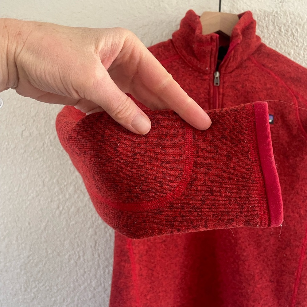 Patagonia Half Zip Red Pullover - Picture 4 of 10